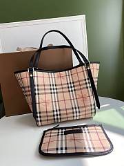 Burberry Vintage Classic Shopping Bag Black – 8883 -  27x26 cm - 1