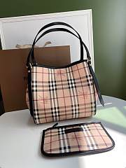 Burberry Vintage Classic Shopping Bag Black – 8883 -  27x26 cm - 3