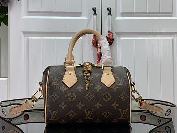 Louis Vuitton Speedy Monogram With Strap Letters - M41114 – 20x13.5x11.5 cm