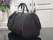 Louis Vuitton Keepall Aerogram BANDOULIÈRE 40 Black - M57088 – 42.0 x 26.0 x 20.0 cm - 6