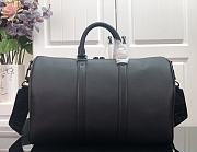 Louis Vuitton Keepall Aerogram BANDOULIÈRE 40 Black - M57088 – 42.0 x 26.0 x 20.0 cm - 4