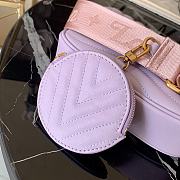 Louis Vuitton New Wave Multi Pochette Purple Handbag - M56468 – 21x13x6.5 cm - 2