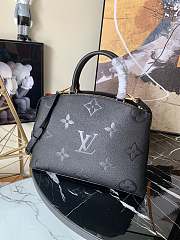 Louis Vuitton Petit Palais Monogram Empreinte Handbag Black - M58916  - 4