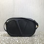 Valentino Garavani VLOGO Leather Camera Bag Black – 2500# – 25x15.5x6cm - 1