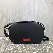 Valentino Garavani VLOGO Leather Camera Bag Black – 2500# – 25x15.5x6cm - 4