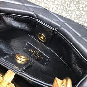 Valentino Roman Stud The Handle Bag 520 In Nappa Gold – 1199# – 20×9×15 cm - 6