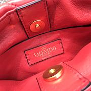 Valentino Roman Stud The Handle Bag 520 In Nappa Red – 1199# – 20×9×15 cm - 6