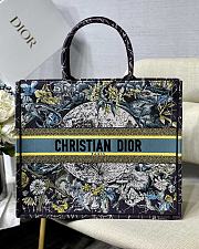 Dior Book Tote Bag Blue Dior Constellation Embroidery – M1286 – 41.5x38x18 cm - 1