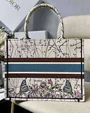 Dior Book Tote Bag Latte Multicolor Dior Constellation Embroidery – M1286ZRHP – 36.5 x28x17.5 cm - 4