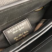 Burberry Durable Full-Grain Leather Handbag Black - 6181 - 26 x 12 x 21cm - 4