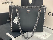Chanel Shopping Bag Woven Chain With Shoulder Strap Cowhide Black - AS8485 – 38x31x10 cm - 1