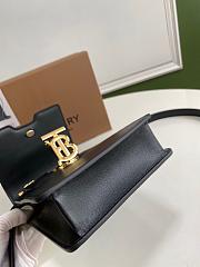 Burberry Robin Bag Golden Logo Black – 13.5 x 4.5 x 19 cm - 2