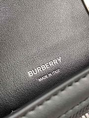 Burberry Robin Bag Silver Logo Black – 13.5 x 4.5 x 19 cm - 2