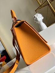 Louis Vuitton Original Single Twist In Taurillon Leather Handbag Orange - M57090 – 29x21x12 cm - 6