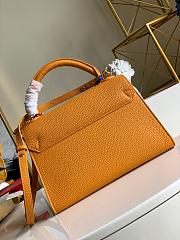 Louis Vuitton Original Single Twist In Taurillon Leather Handbag Orange - M57090 – 29x21x12 cm - 3