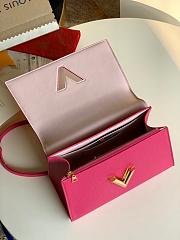 Louis Vuitton Original Single Twist In Taurillon Leather Handbag Pink - M57090 – 29x21x12 cm - 4