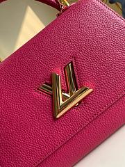 Louis Vuitton Original Single Twist In Taurillon Leather Handbag Pink - M57090 – 29x21x12 cm - 2