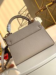 Louis Vuitton Original Single Twist In Taurillon Leather Handbag Elephant Grey- M57090 – 29x21x12 cm - 3