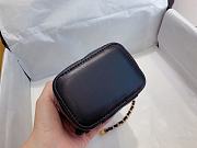 Chanel Mini Cosmetic Metal Ball lambskin Black - A88828 - 8.5x11x7 cm - 5