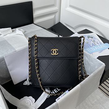 Chanel Stray Calfskin Bag Black – AS2543/AS2542 - 19x23x7cm