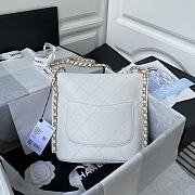 Chanel Stray Calfskin Bag White – AS2543/AS2542 - 19x23x7cm - 3