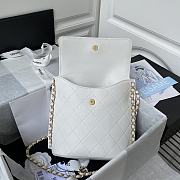 Chanel Stray Calfskin Bag White – AS2543/AS2542 - 19x23x7cm - 4