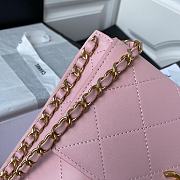 Chanel Stray Calfskin Bag Pink – AS2543/AS2542 - 19x23x7cm - 4