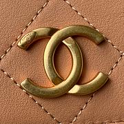 Chanel Stray Calfskin Bag  – Brown - 19x23x7cm - 2