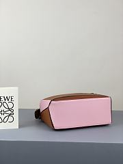 Loewe Puzzle Bag In Calfskin Brown/Pink– 18x12.5x8 cm - 4