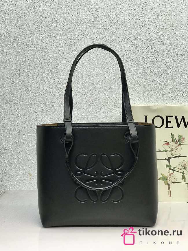 Loewe Shopping Bag Anagram Tote Black – 30 Cm - 1