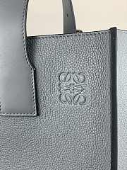 Loewe Buckle Tote Handbag Embossed Anagram Light Blue – 36x33x17 cm - 2