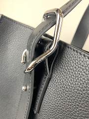 Loewe Buckle Tote Handbag Embossed Anagram Black – 36x33x17 cm - 2