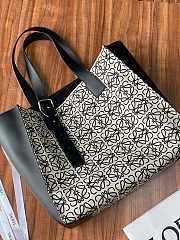 Loewe Buckle Tote Handbag Embossed Anagram Pattern – 36x33x17 cm - 5