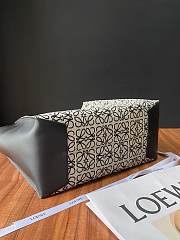 Loewe Buckle Tote Handbag Embossed Anagram Pattern – 36x33x17 cm - 4