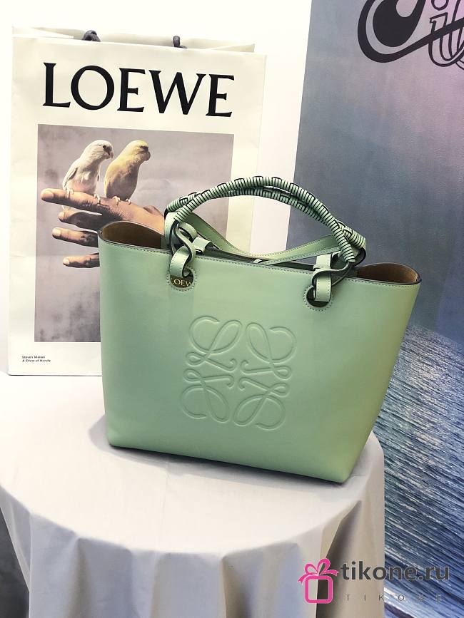 Loewe Anagram Tote Print Classic Pattern Mint – 29x14x25 cm - 1