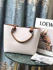 Loewe Anagram Tote Print Classic Pattern Chalk White – 29x14x25 cm - 3