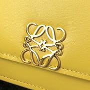 Loewe Goya Medium bag in silk calfskin Yellow – 23x15x6.5 cm - 6