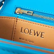 Loewe Goya Medium bag in silk calfskin Cyan – 23x15x6.5 cm - 4