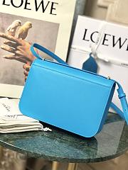 Loewe Goya Medium bag in silk calfskin Cyan – 23x15x6.5 cm - 3