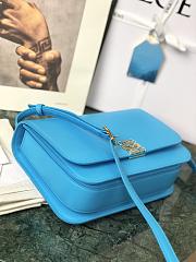 Loewe Goya Medium bag in silk calfskin Cyan – 23x15x6.5 cm - 2