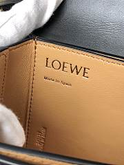 Loewe Goya Mini bag in silk calfskin Black – 18.5x12.5x6 cm  - 4