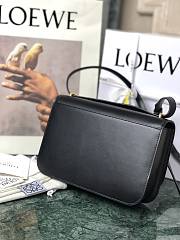 Loewe Women Goya Bag in Silk Calfskin-Black