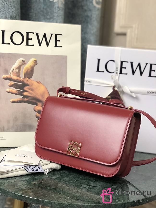 Loewe Goya Medium bag in silk calfskin Red – 23x15x6.5 cm - 1