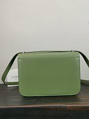 Loewe Goya Mini bag in silk calfskin Avocado Green – 18.5x12.5x6 cm - 5