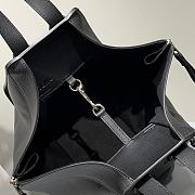 Loewe Hammock Tote Bag In Calfskin Black – 29x14x26 cm - 3