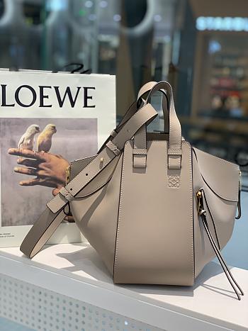 Loewe Hammock Tote Bag In Calfskin Sand – 29x14x26 cm