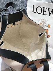 Loewe Hammock Tote Bag In Calfskin Yellow White Black – 29x14x26 cm - 6