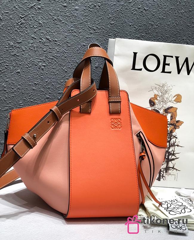 Loewe Hammock Tote Bag In Calfskin Orange – 29x14x26 cm - 1