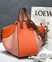 Loewe Hammock Tote Bag In Calfskin Orange – 29x14x26 cm - 2