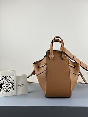 Loewe Hammock Mini Tote Bag In Calfskin Tan – 19.5x17x11 cm - 1